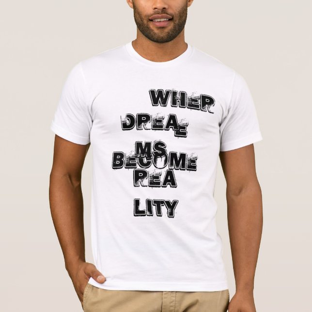 Frt&Bck blandade ihop slogan T Shirt (Framsida)