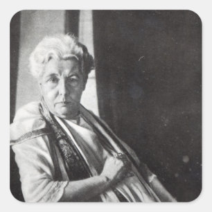Fru Annie Besant Fyrkantigt Klistermärke