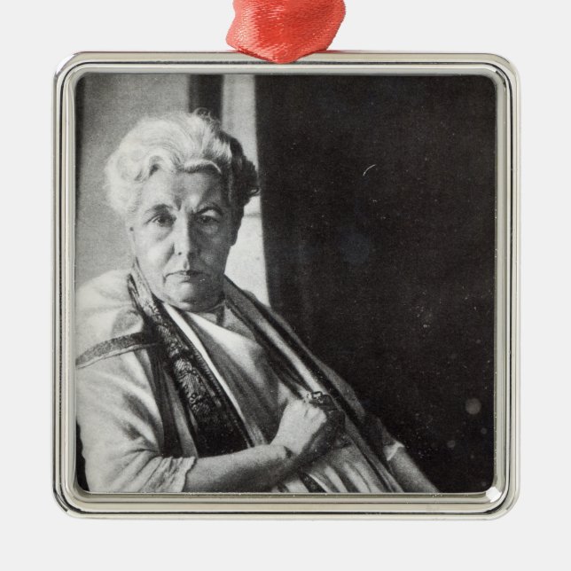 Fru Annie Besant Julgransprydnad Metall (Framsidan)