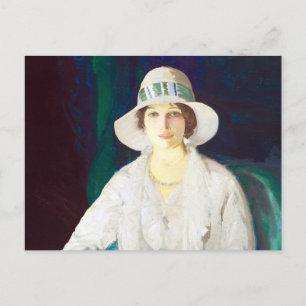 Fru av George Wesley Bellows Vykort