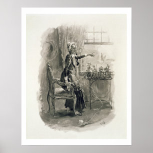 Fru Betsy Trotwood, från 'Charles Dickens: En Poster