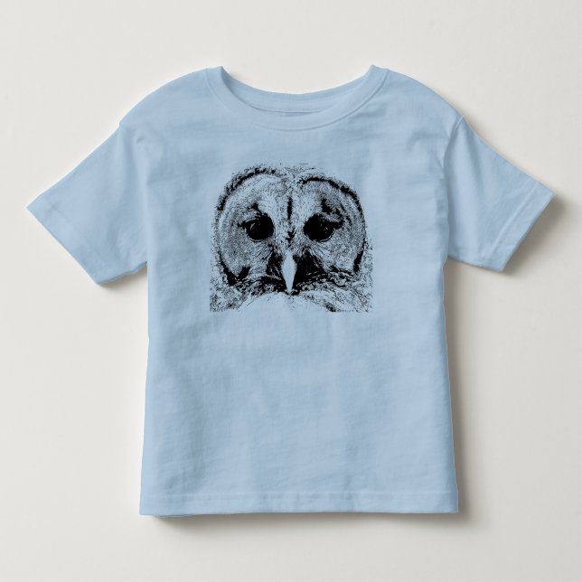 Fru bommade för ugglan - småbarnutslagsplats tee shirt (Framsida)