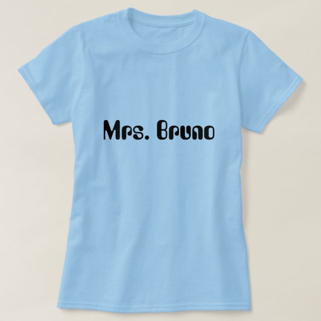 Fru Bruno Tee Shirt (Design framsida)