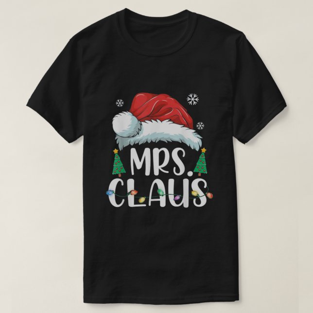 Fru Claus-jul T Shirt (Design framsida)