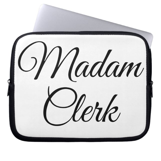 Fru Clerk Laptop Sleeve (Framsidan)