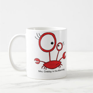 Fru Crabby i morgonen Kaffemugg