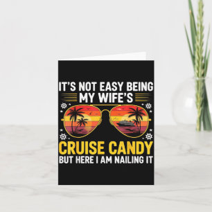 Fru Cruise Candy Förlovning Fästman Par Kort