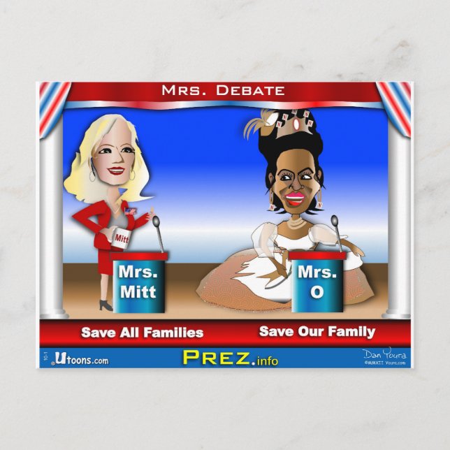 Fru Debate Vykort (Framsida)