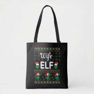 fru elf christmas ful sweater tygkasse