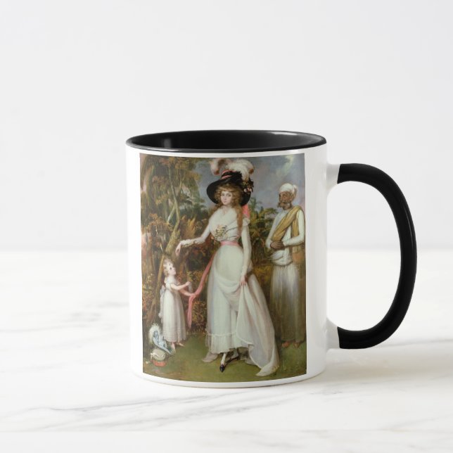 Fru Graham av Kinross, henne dotter och en Mugg (Höger)