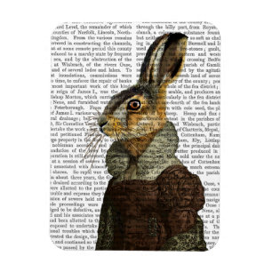 Fru Hare Porträtt Magnet