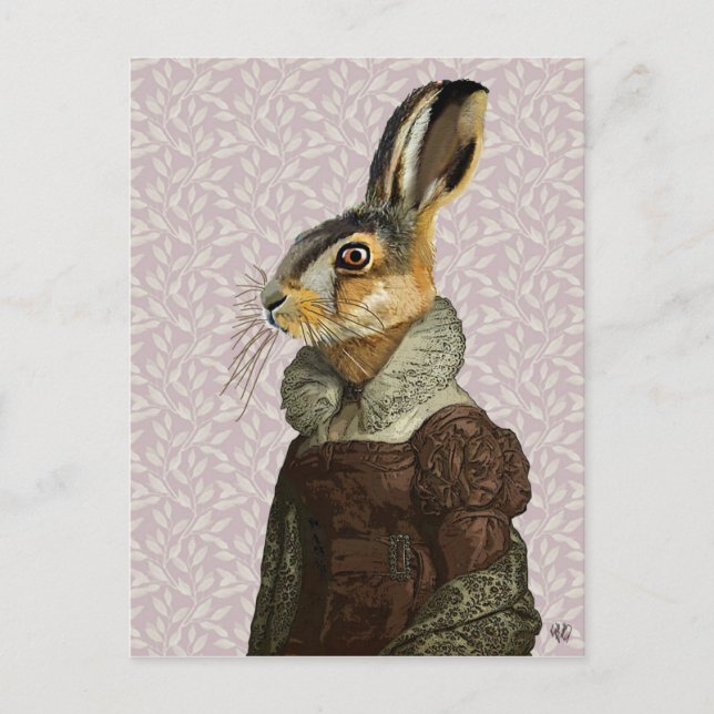 Fru Hare Vykort (Framsida)