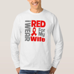 Fru - jag ha på sig det röda bandet t-shirt