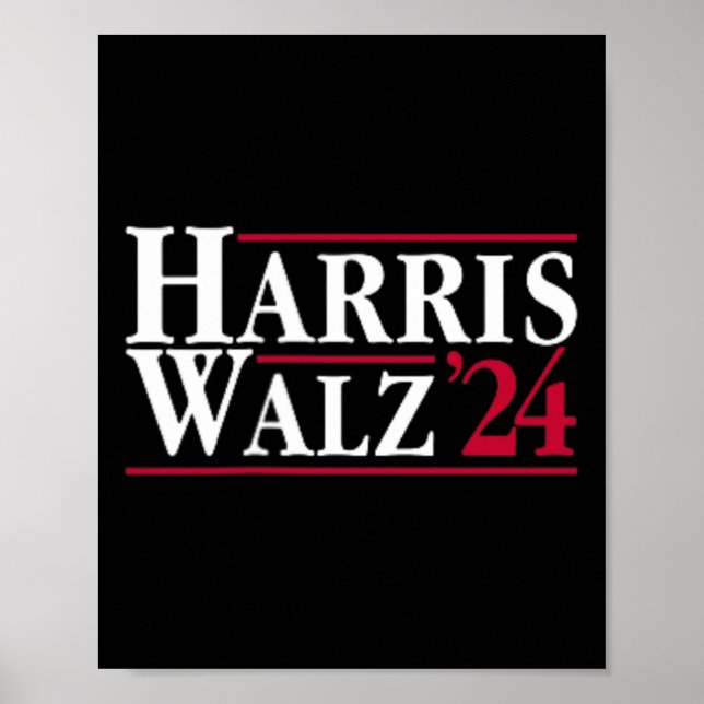 Fru Kamala Harris Tim Wheimer Vp Brat Poster (Framsidan)