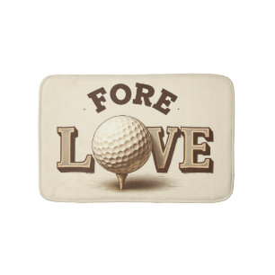 FRU Kärlek Golf Bath Mat for Golfers Badrumsmatta
