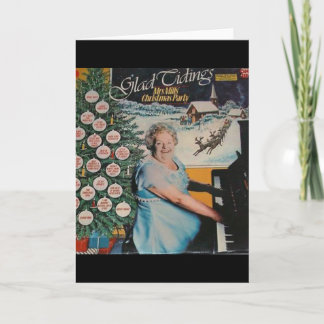 Fru mal julkortet helgkort