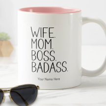 Fru Mamma Boss Badass Roligt Talesätt Mamma Humor