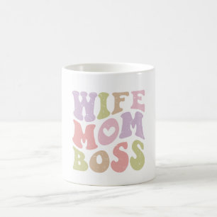 Fru Mamma Chef Retro Manus Mor dag Kaffemugg