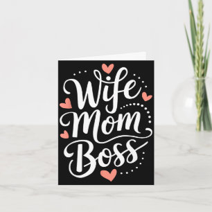 Fru mamma chef roliga mors dag kort