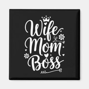 Fru Mamma Chef Söt Mors Dag-present Magnet