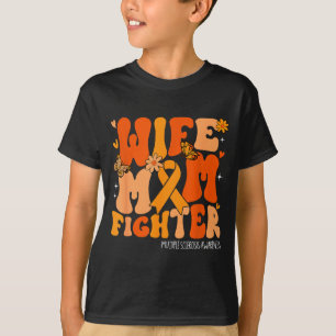 Fru Mamma Fighter Orange Band Multipel Skleros T Shirt