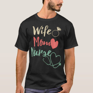 Fru Mamma Sjuksköterska Rn Lpn För T Shirt