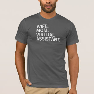 "FRU. MAMMA. VIRTUELL ASSISTENT.", T-Shirt. Tee
