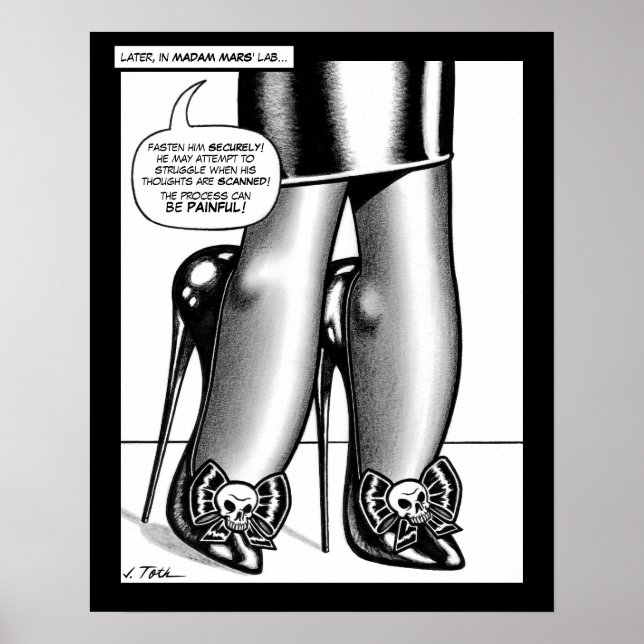 Fru Mars™/Högklackar Poster (Framsidan)