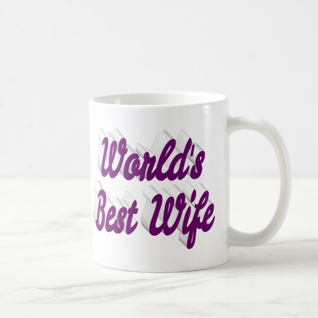 Fru med lila halvt text  kaffemugg (Höger)