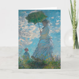 Fru Monet och hennes son Fine Art Mors dag Kort