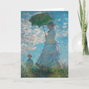 Fru Monet och hennes son Fine Art Mors dag Kort