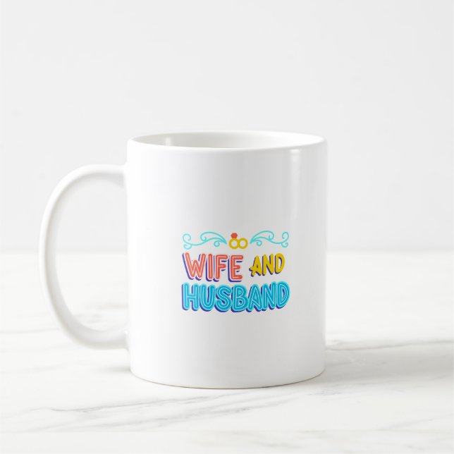fru och make kaffemugg (Vänster)