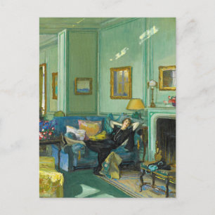 Fru Osler Sir John Lavery Vykort