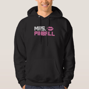 Fru Pinball spelautomat gamer partner ser män Hoodie