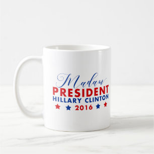 Fru president Hillary Clinton Kaffemugg