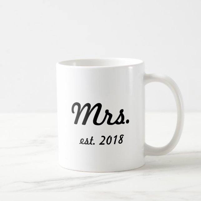 Fru Råna Est ny gifta 2018 Kaffemugg (Höger)