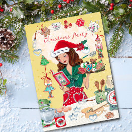 Fru Santa Chirstmas Nötknäppar Kakor Köket Inbjudningar