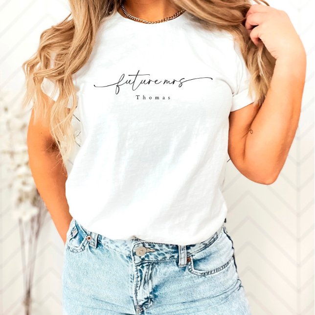 Fru Shirt, modern, minimal framtid T Shirt (Skapare uppladdad)