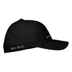 Fru Smith, Ett par, Personlig Mr & Mrs. Broderad Keps