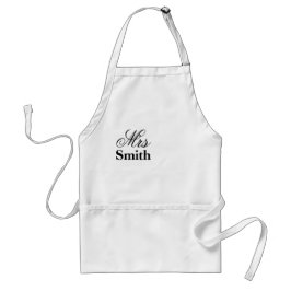 Fru Smith Personligt Namn Förkläde