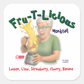 Fru-T-Licious, Fyrkantigt Klistermärke
