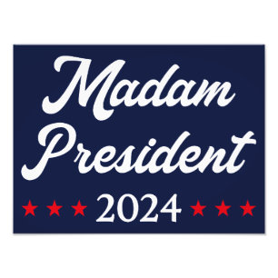 Fru talman! 2024 I - Kamala Harris Fototryck