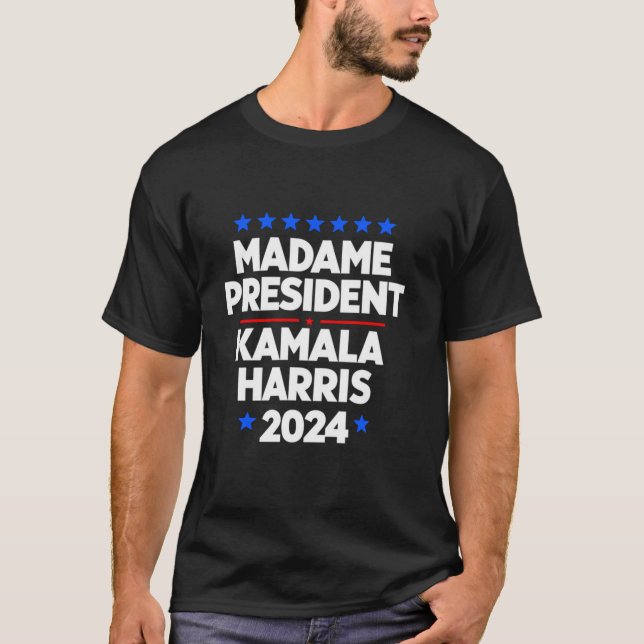 Fru talman Kamala Harris 2024 Val T Shirt (Framsida)