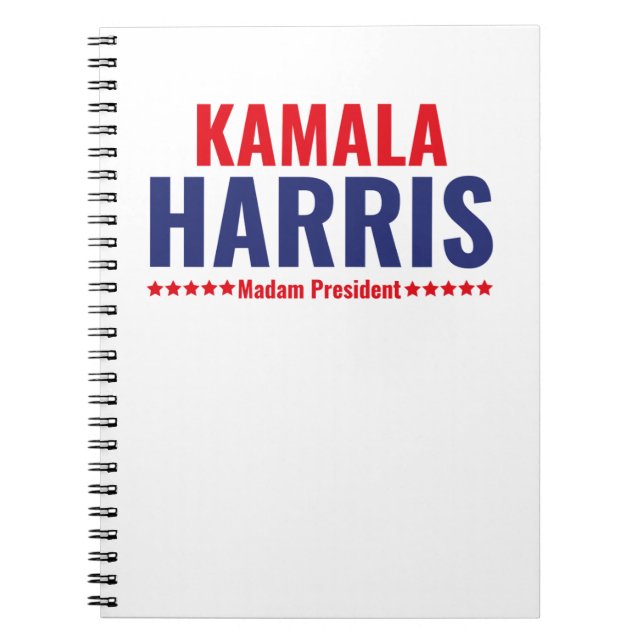 Fru talman Kamala Harris Anteckningsbok (Framsidan)