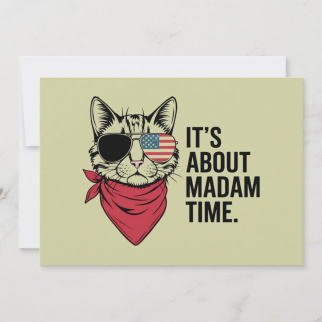 Fru talman! Kamala Harris DNC Rally 2024 Inbjudningar (Framsida)