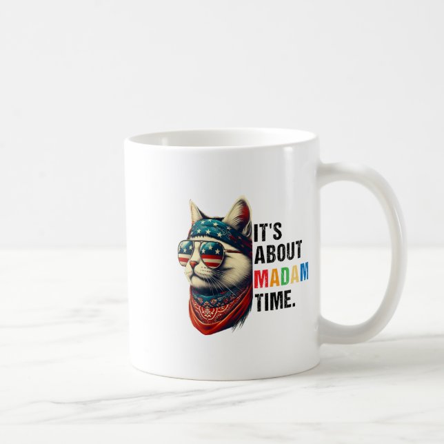 Fru talman! Kamala Harris Dnc Rally 2024 Kaffemugg (Höger)