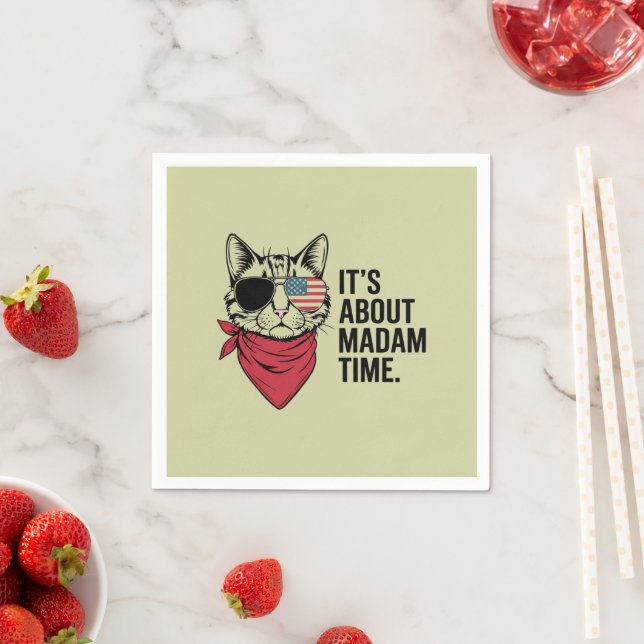 Fru talman! Kamala Harris DNC Rally 2024 Pappersservett (Insitu)