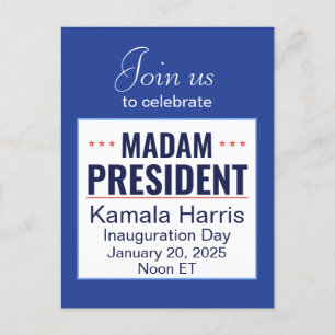 Fru talman Kamala Harris-installationen Inbjudan