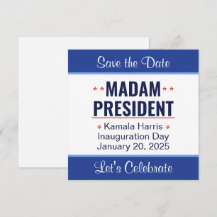 Fru talman Kamala Harris-installationen Spara Datumet