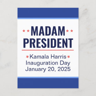 Fru talman Kamala Harris-installationen Vykort